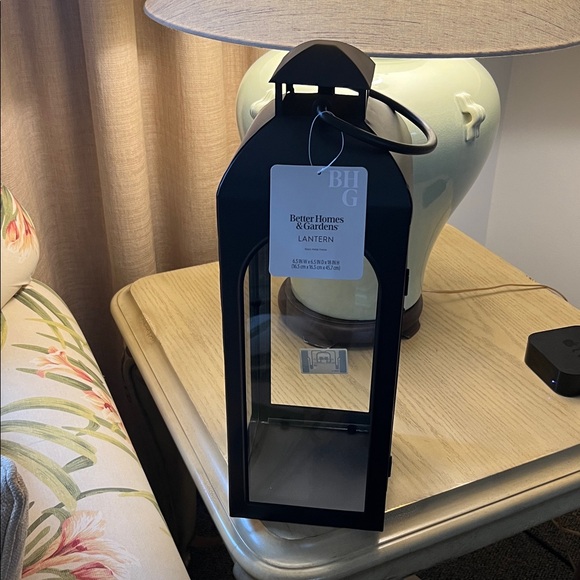 NWT One 18 inches Better Homes & Gardens Metal Candle Holder Lantern